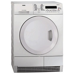 AEG T75280AC ProTex Condenser Tumble Dryer, 8kg Load, B Energy Rating, White
